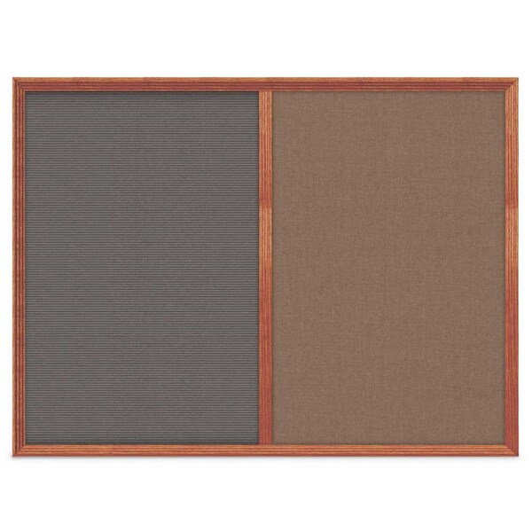 Slim Style Indoor Enclosed Corkboard, 12